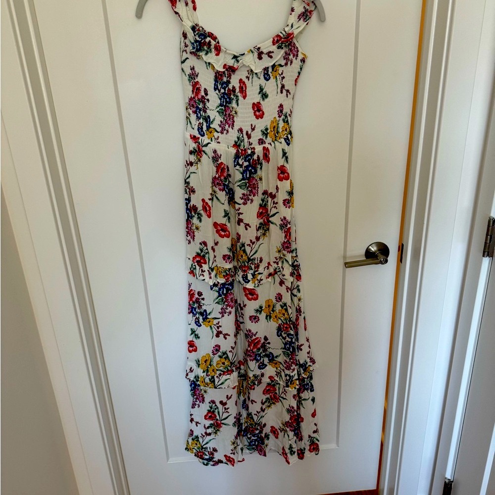 Express Floral White Maxi Dress XS - Picture 6 of 6